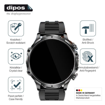 2x Screen Protector for SUNKTA FV15-AA Flexible Glass 9H dipos