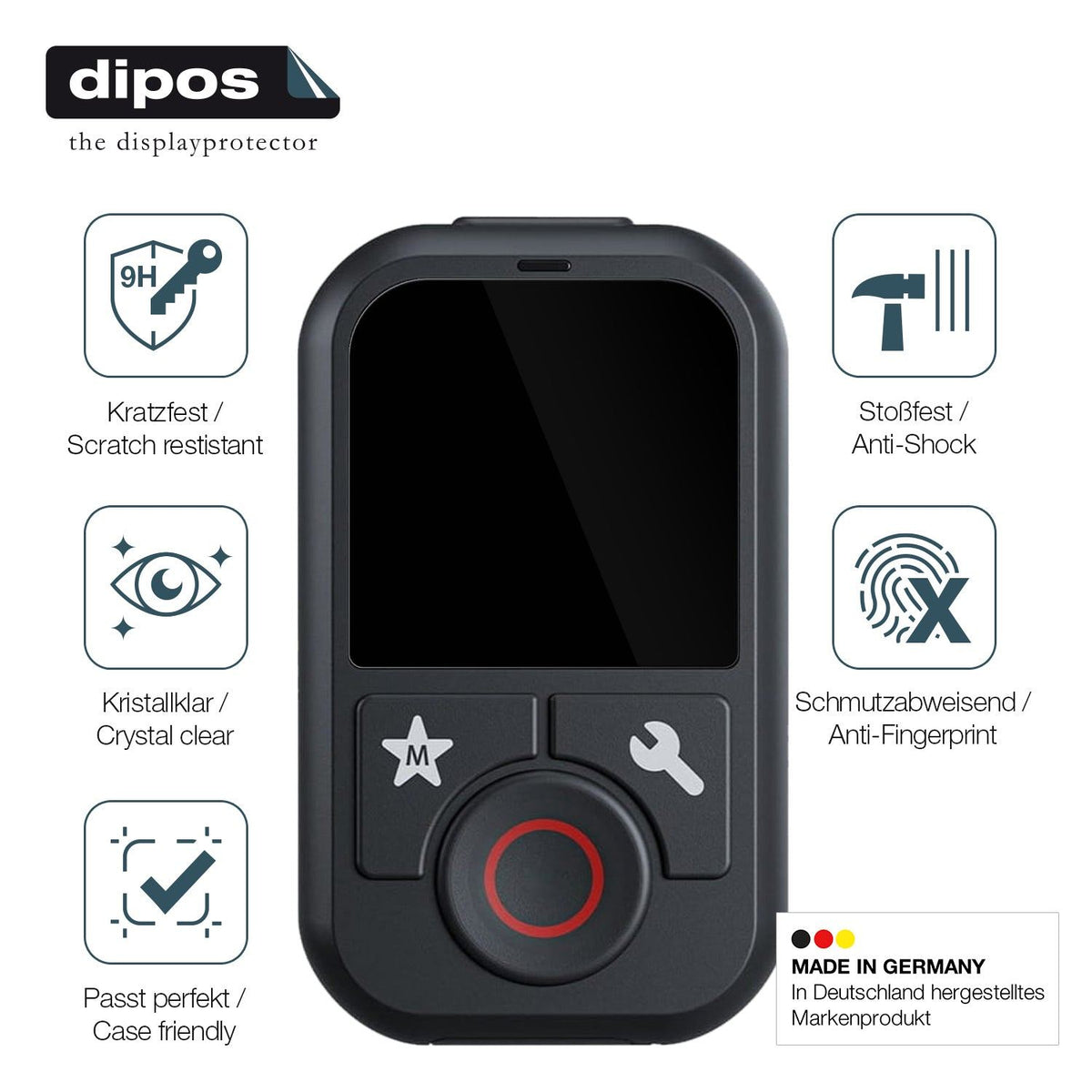 2x Screen Protector for TELESIN T13 Flexible Glass 9H dipos