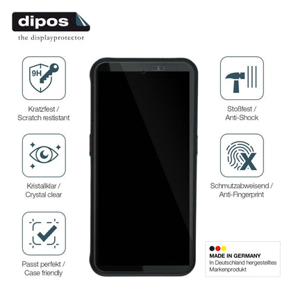2x Screen Protector for Bartec SP9EX1 Flexible Glass 9H dipos
