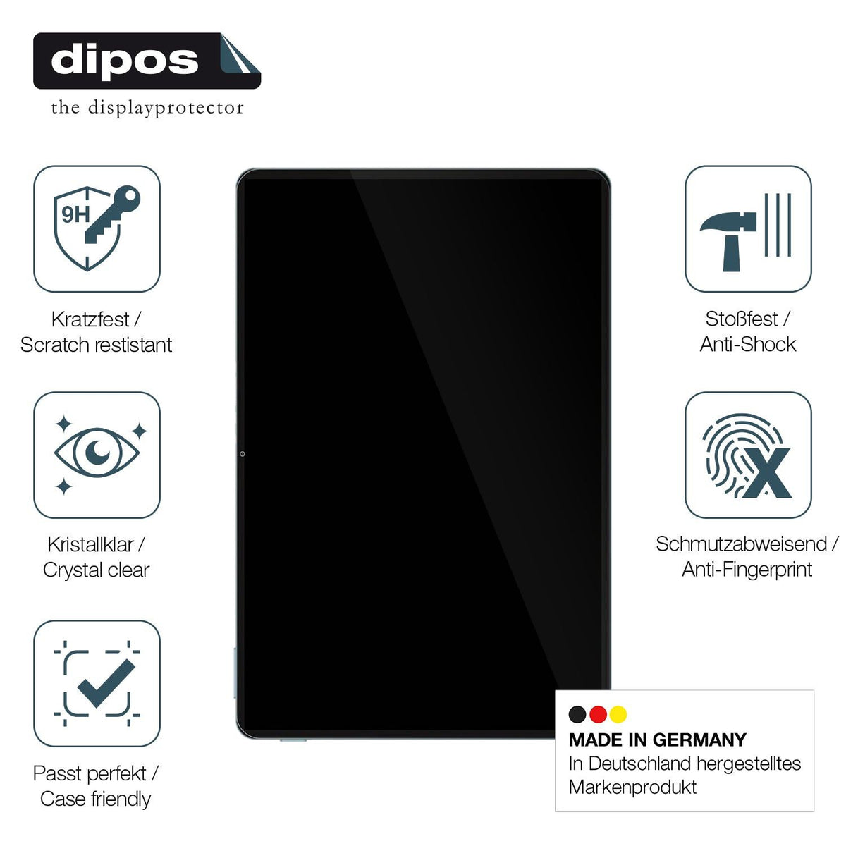 2x Screen Protector for Teclast P50 11 Zoll Flexible Glass 9H dipos