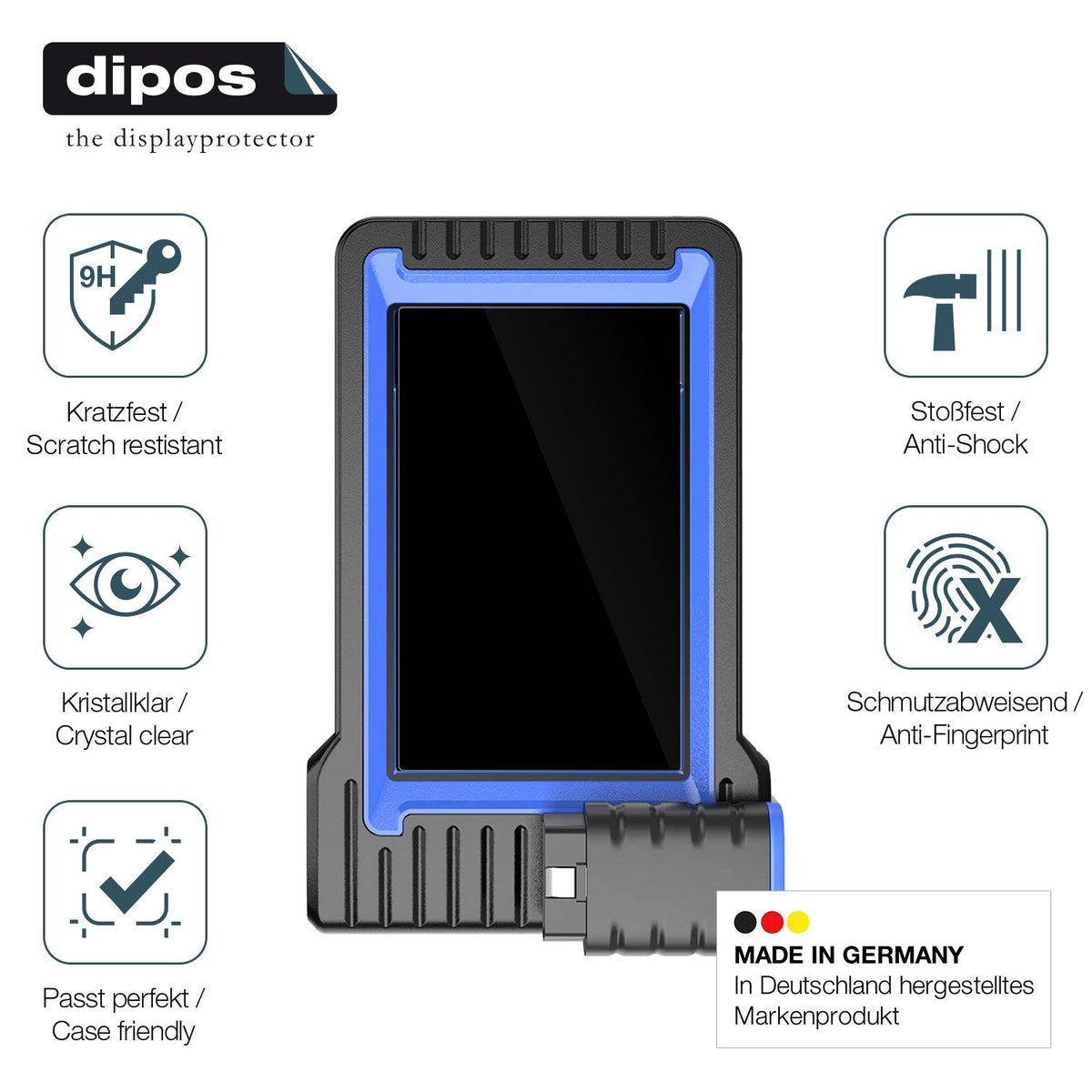 2x Screen Protector for Mucar V07 Flexible Glass 9H dipos