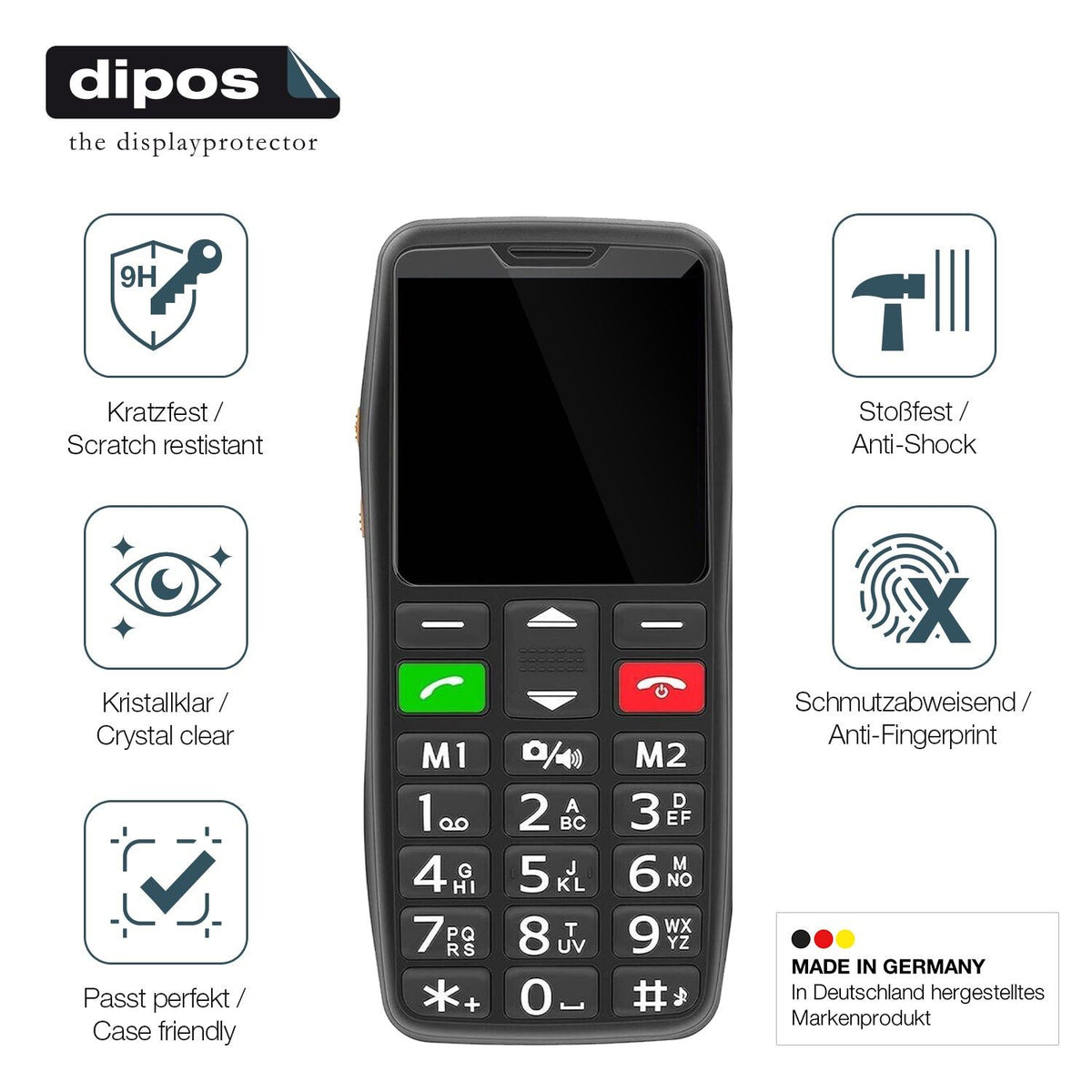 2x Screen Protector for Tokvia T102 Flexible Glass 9H dipos