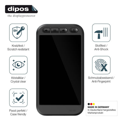 2x Screen Protector for Miofive S1 Dashcam Flexible Glass 9H dipos