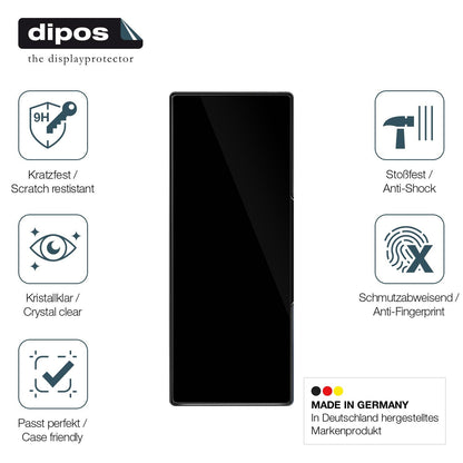 2x Screen Protector for Alpinetech P1-10 10.26 Zoll Display Flexible Glass 9H