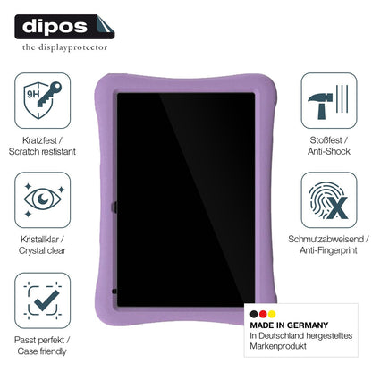 2x Screen Protector for plimpton PlimPad Kids20 10 Zoll Flexible Glass 9H dipos