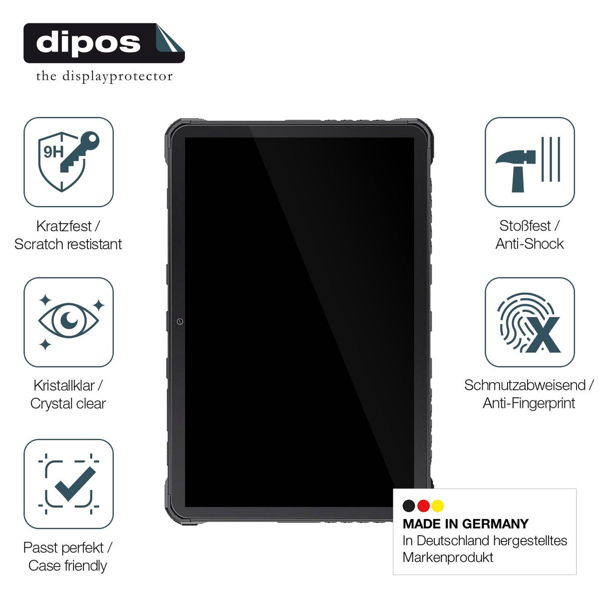 2x Screen Protector for Cubot Tab KingKong 2 Flexible Glass 9H dipos