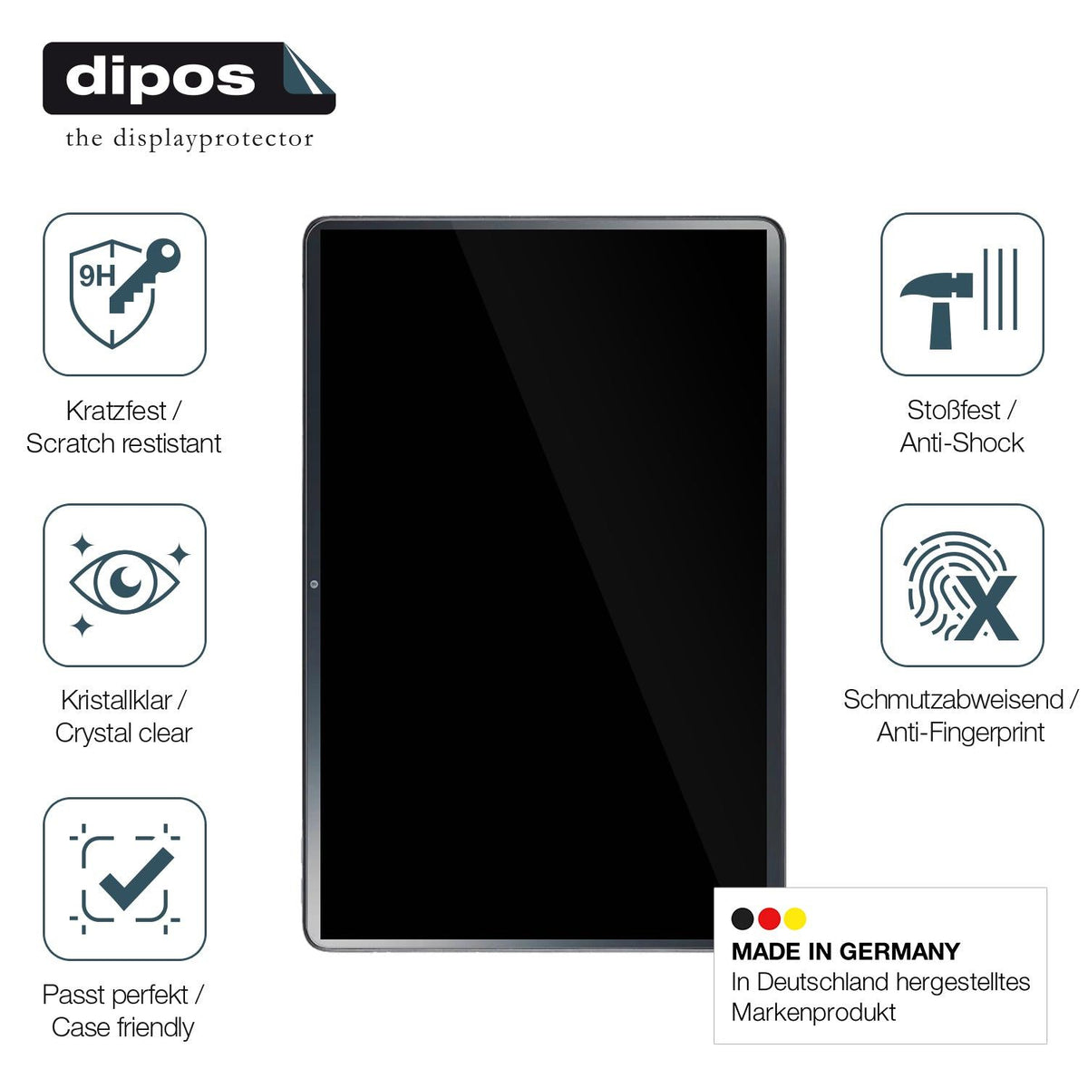 2x Screen Protector for NEC Lavie Tab T11 T1165 Flexible Glass 9H dipos