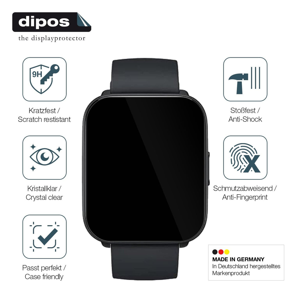2x Screen Protector for Xiaomi Mibro Watch C2 Flexible Glass 9H dipos