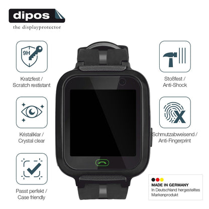2x Screen Protector for Kruger Matz SmartKid Flexible Glass 9H dipos