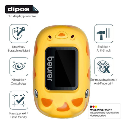 2x Screen Protector for Beurer PO 13 KIDS Flexible Glass 9H dipos