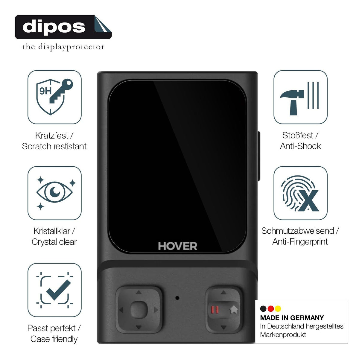 2x Screen Protector for Hoverair Beacon Flexible Glass 9H dipos