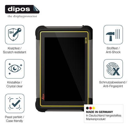 2x Screen Protector for Leica iCON CC170 Flexible Glass 9H dipos