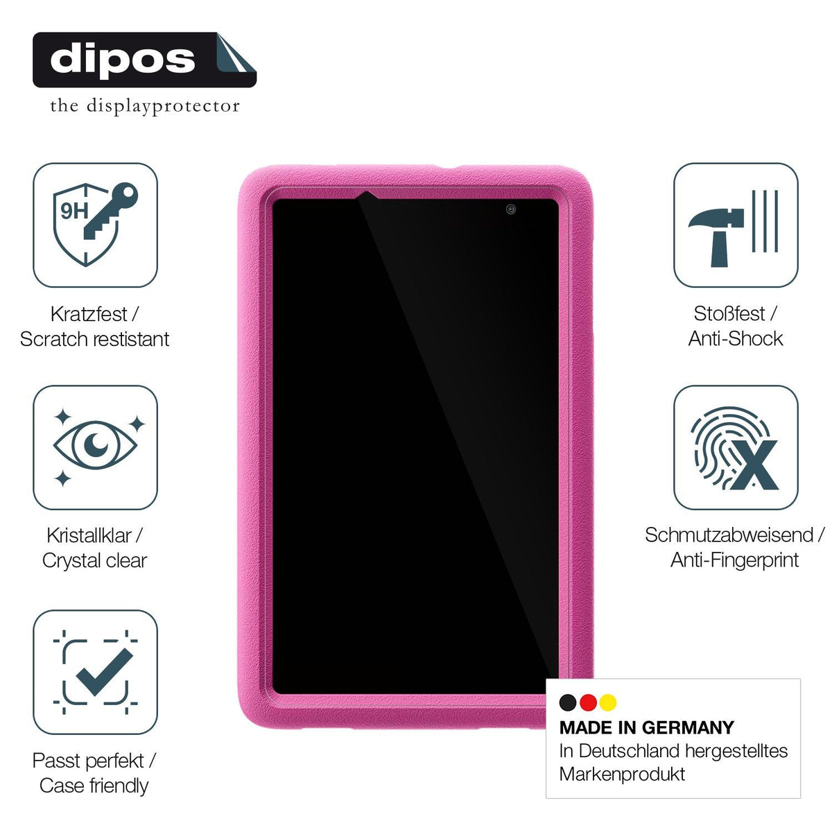 2x Screen Protector for Blackview Tab A5 Kids Flexible Glass 9H dipos