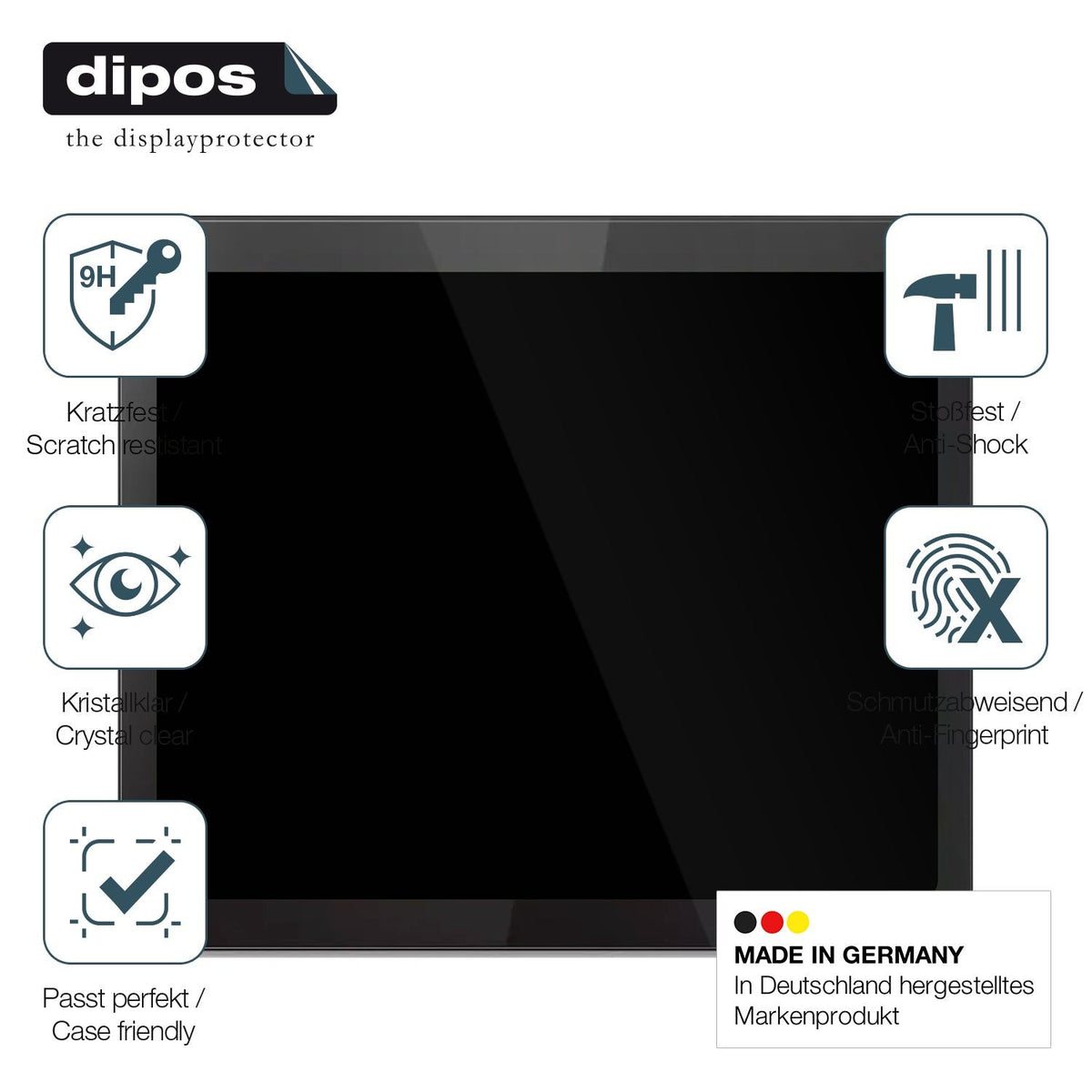 2x Screen Protector for Philips 152B1TFL Flexible Glass 9H dipos