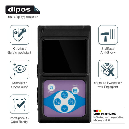 2x Screen Protector for Pulox PO-600VET Flexible Glass 9H dipos