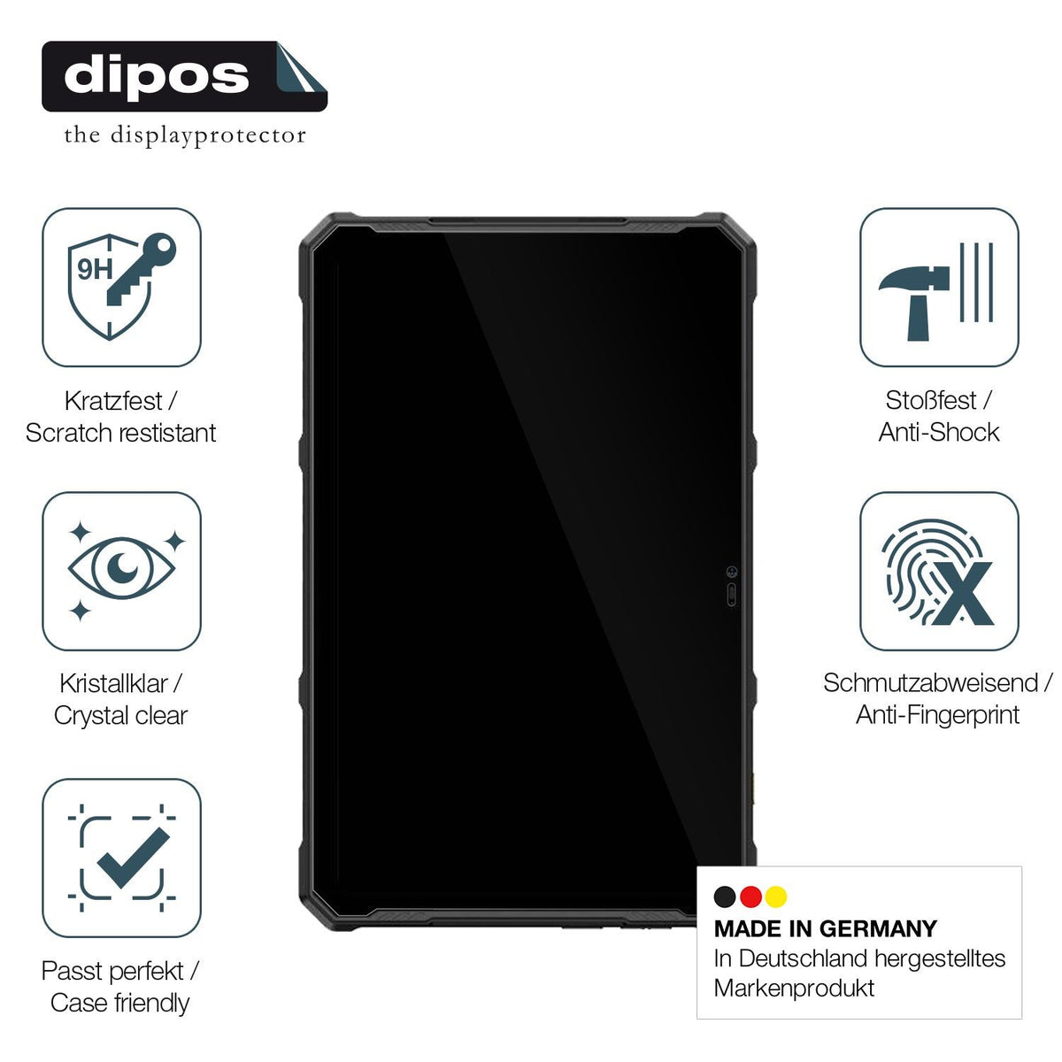 2x Screen Protector for Ulefone Armor Pad 4 Ultra 5G Flexible Glass 9H dipos