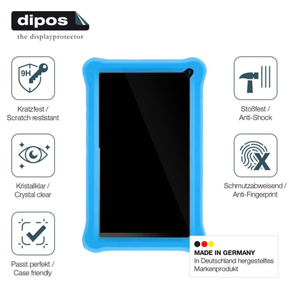 2x Screen Protector for Sumtab Kinder Tab 7 Zoll Flexible Glass 9H dipos