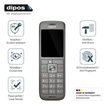 2x Screen Protector for Gigaset CL660HX Flexible Glass 9H dipos