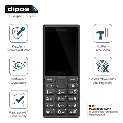 2x Screen Protector for Nokia 105 4G 2024 Flexible Glass 9H dipos