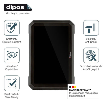 2x Screen Protector for Elebest A1207 7 Zoll Flexible Glass 9H dipos