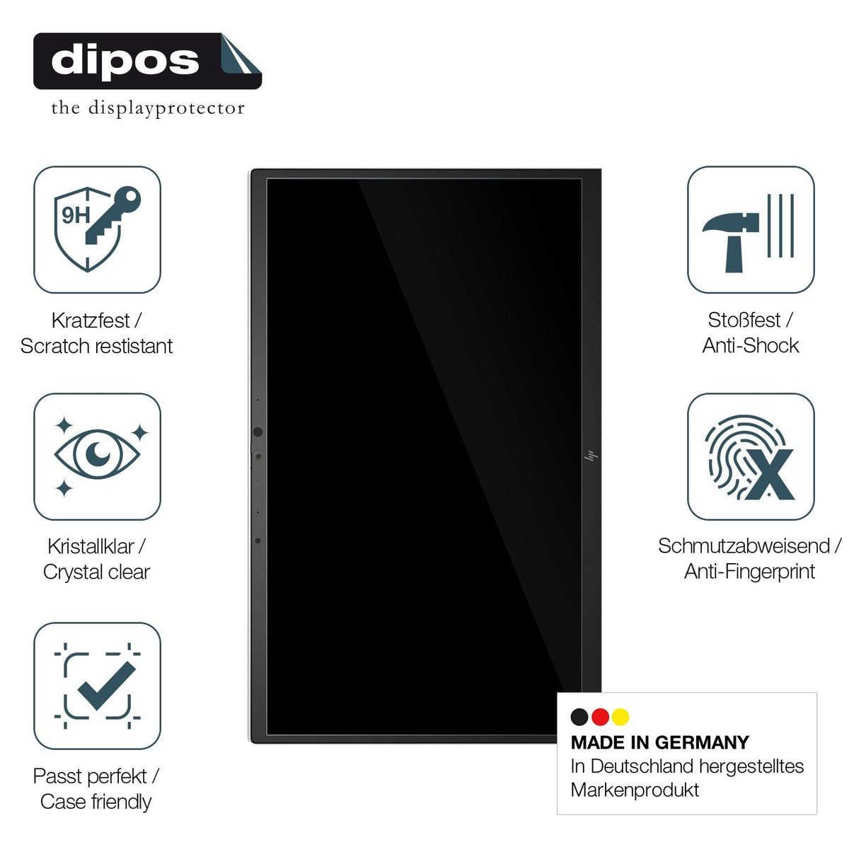 2x Screen Protector for HP Elitebook 855 G8 Flexible Glass 9H dipos