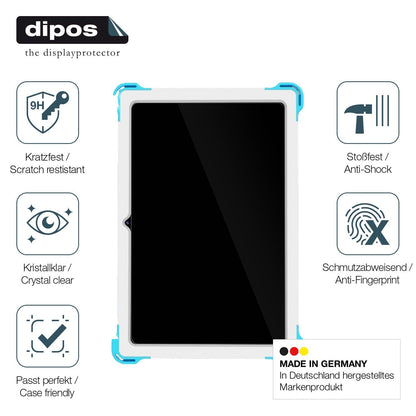 2x Screen Protector for Contixo K102 10 Zoll Kinder Tab Flexible Glass 9H dipos