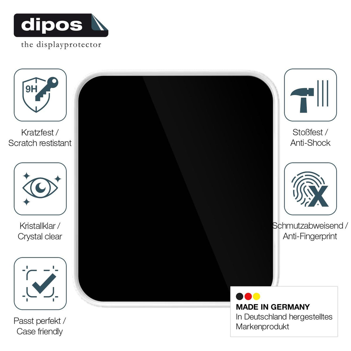2x Screen Protector for SwitchBot Hub 2 Flexible Glass 9H dipos