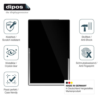 2x Screen Protector for Pine64 PineTab-V 10.1 Zoll Flexible Glass 9H dipos