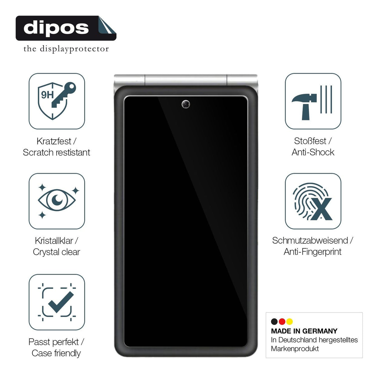2x Screen Protector for MaxCom Comfort MM835 4G Flexible Glass 9H dipos