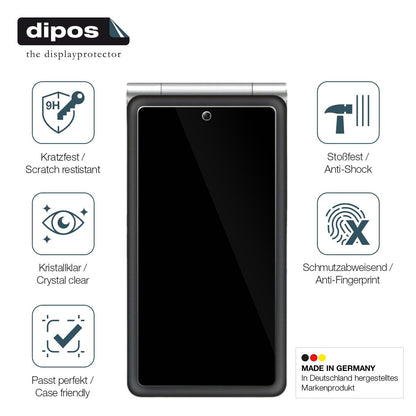 2x Screen Protector for MaxCom Comfort MM835 4G Flexible Glass 9H dipos