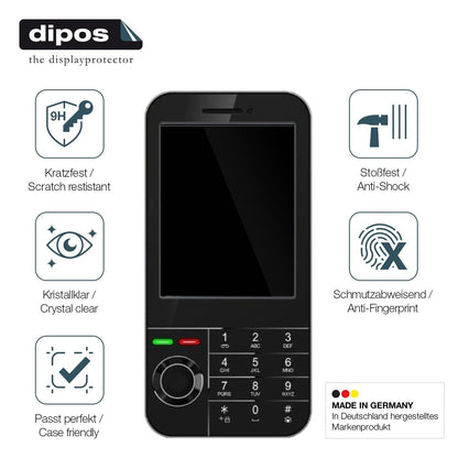 2x Screen Protector for I Kall K666 New Flexible Glass 9H dipos