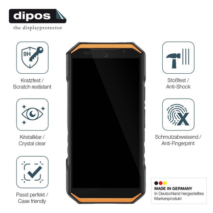 2x Screen Protector for Ulefone Armor X32 Flexible Glass 9H dipos