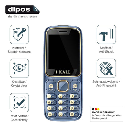 2x Screen Protector for I Kall K46 New Flexible Glass 9H dipos
