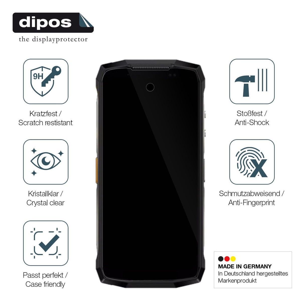 2x Screen Protector for Ulefone Armor Mini 20 4G Flexible Glass 9H dipos