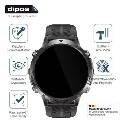 2x Screen Protector for Cubot X3 Flexible Glass 9H dipos