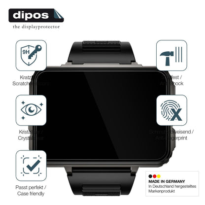 2x Screen Protector for Lokmat Appllp 5 Max Flexible Glass 9H dipos