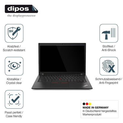 2x Screen Protector for Lenovo ThinkPad T480s Flexible Glass 9H dipos