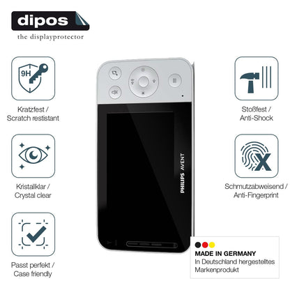 2x Screen Protector for Philips Avent SCD973 26 Flexible Glass 9H dipos