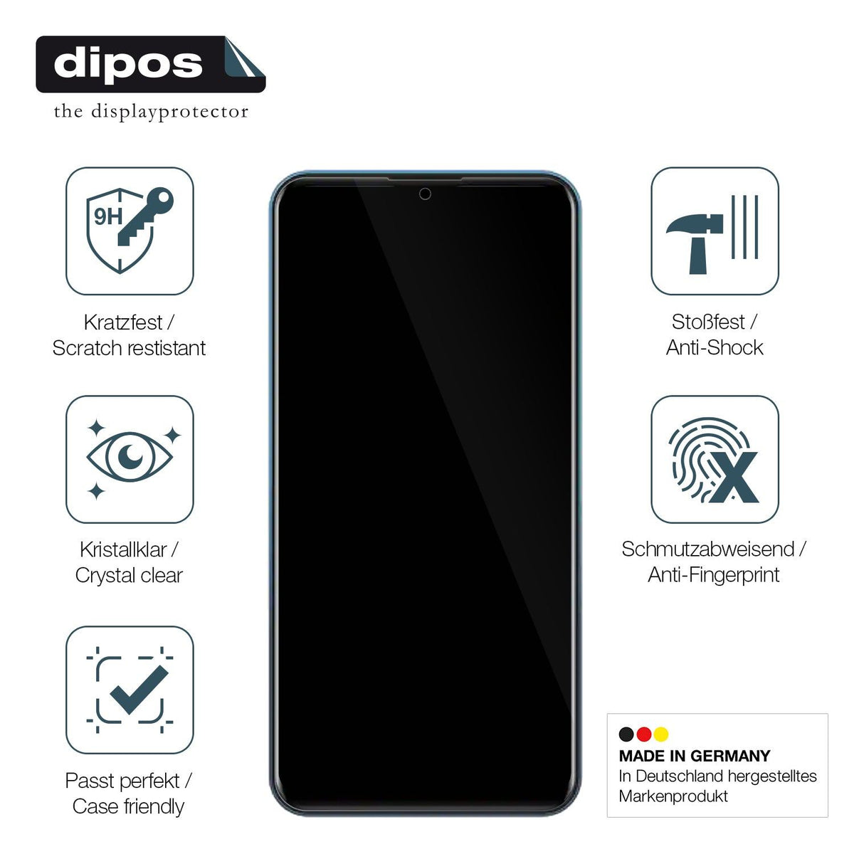 2x Screen Protector for I Kall K470 Plus Flexible Glass 9H dipos