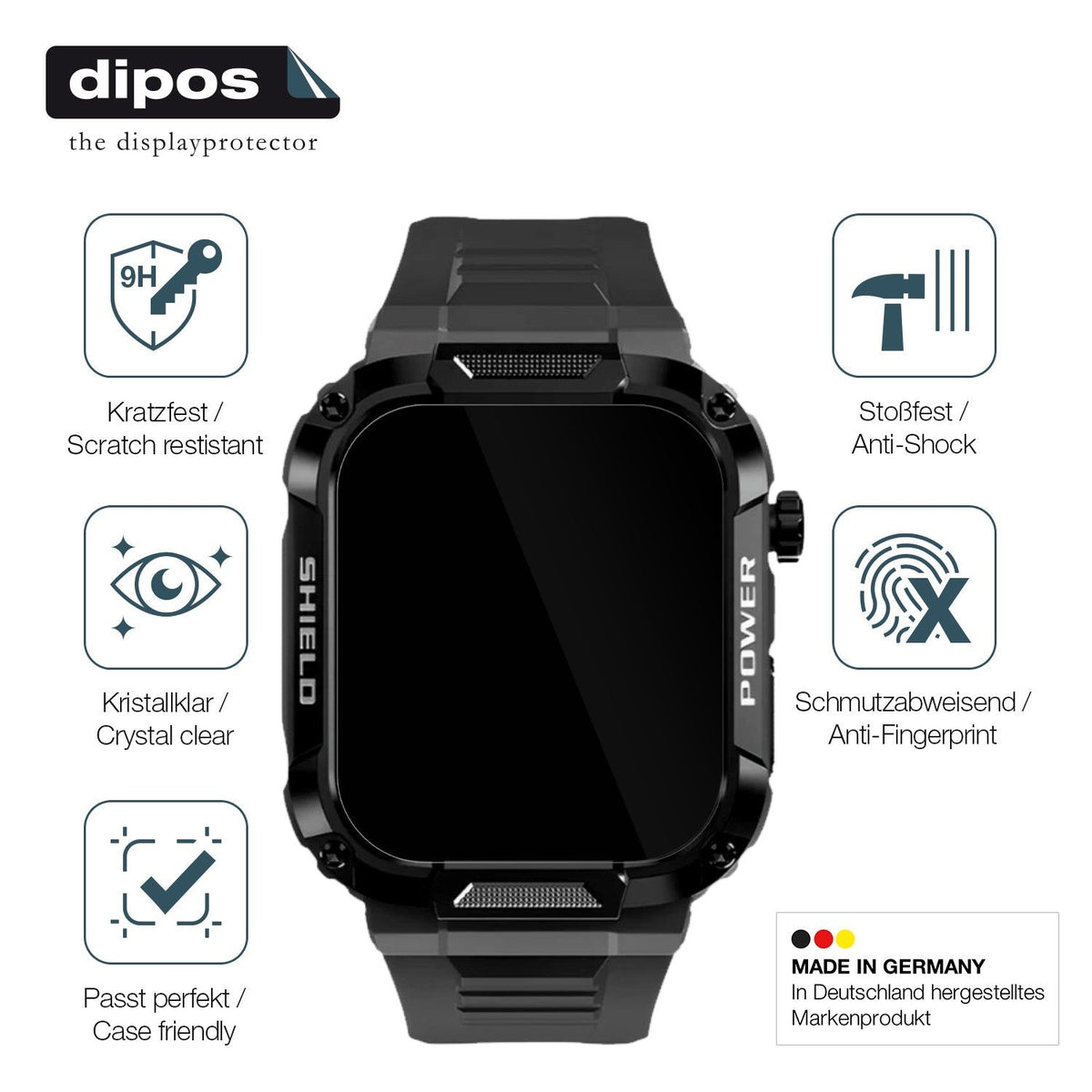 2x Screen Protector for GARD PRO Ultra Flexible Glass 9H dipos