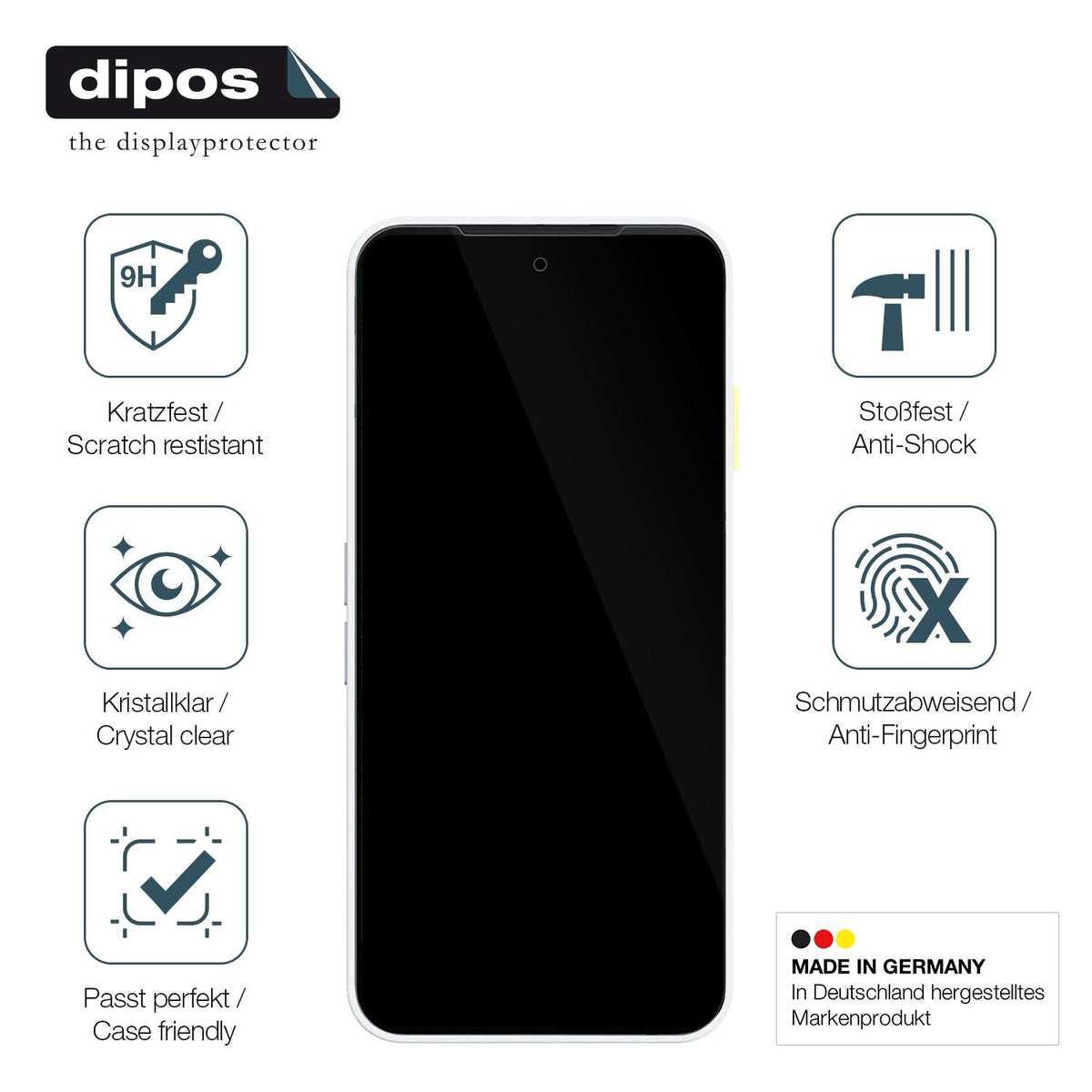 2x Screen Protector for Fairphone 6 Flexible Glass 9H dipos