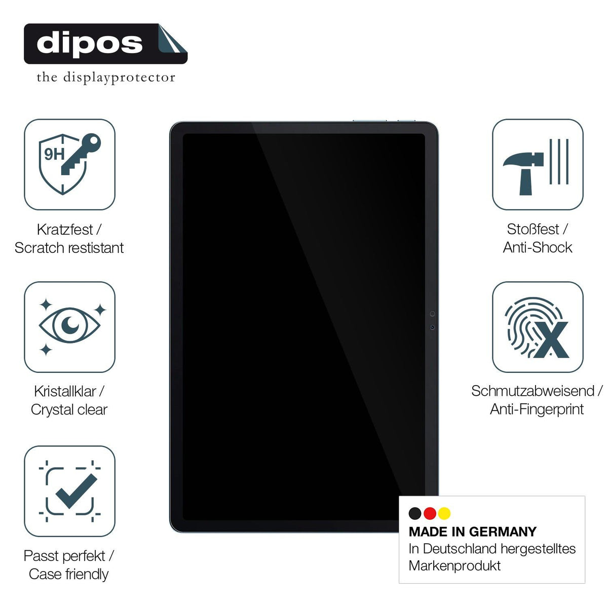 2x Screen Protector for Blackview Tab90 WiFi Flexible Glass 9H dipos