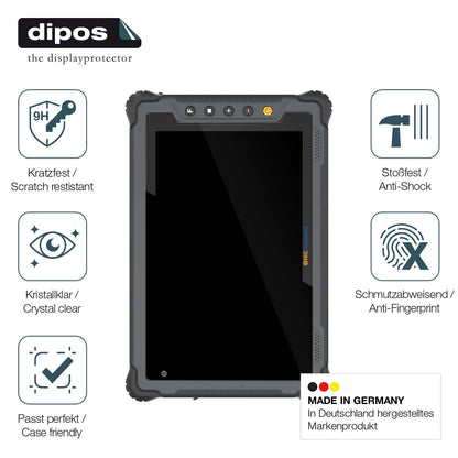 2x Screen Protector for ONERugged Tablet M80J Flexible Glass 9H dipos