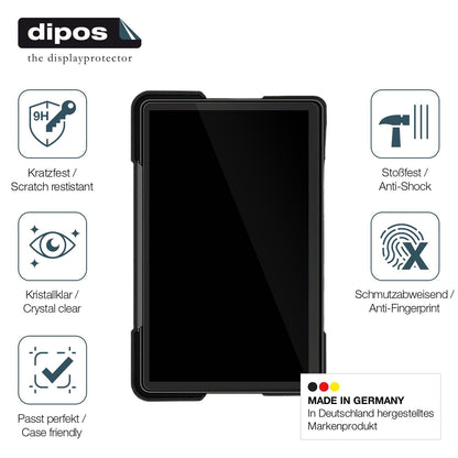 2x Screen Protector for Vtopek MT53B 7 Zoll Flexible Glass 9H dipos