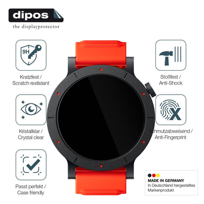 2x Screen Protector for CMF Watch 3 Pro 1.43 Zoll Flexible Glass 9H dipos