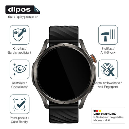 2x Screen Protector for Kospet Magic R10 1.43 Zoll Flexible Glass 9H dipos