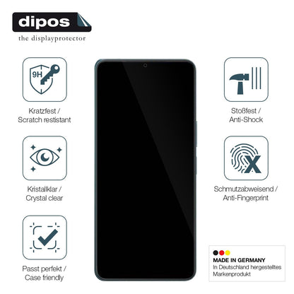 2x Screen Protector for Vivo Y04s Flexible Glass 9H dipos