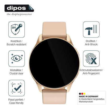 2x Screen Protector for AngLink 1.69 Zoll Smartwatch Flexible Glass 9H dipos