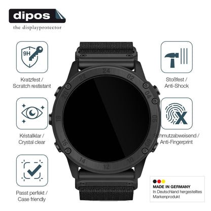 2x Screen Protector for Garmin Tactix Delta Solar Ballistic Flexible Glass 9H