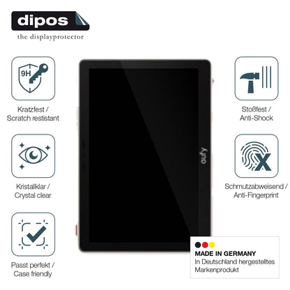 2x Screen Protector for Eufy Smartdisplay E10 Flexible Glass 9H dipos